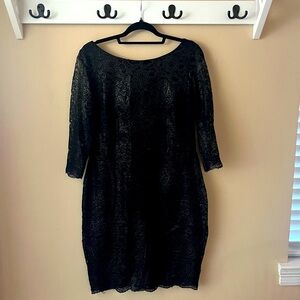 Black lace Cocktail dress